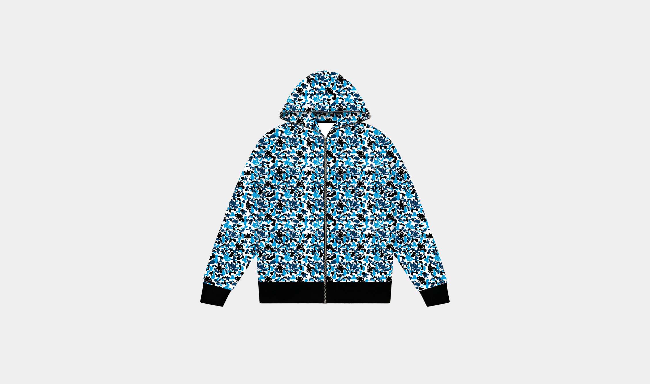 “Star Camo” Zip Hoodie