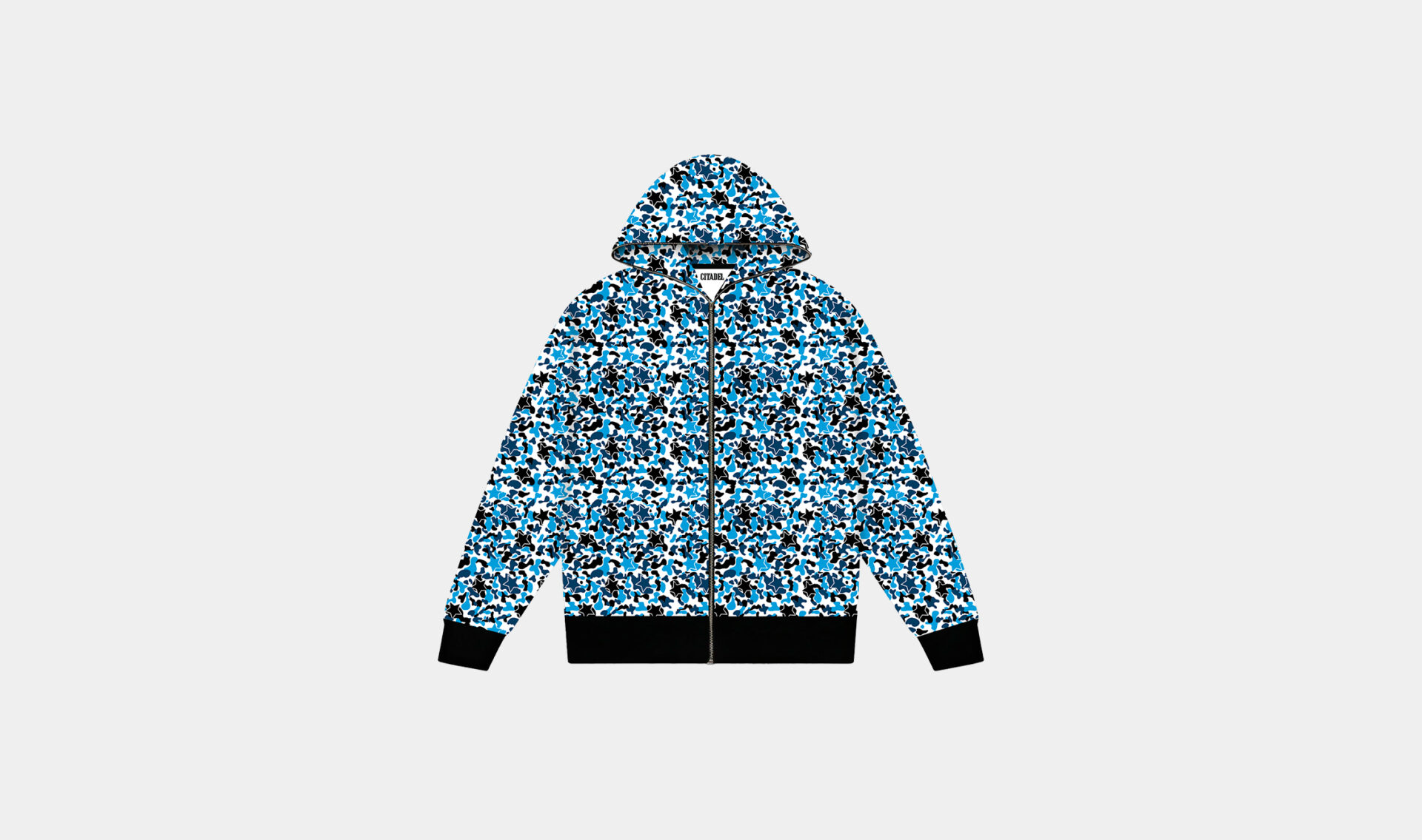 Star Camo Zip Hoodie